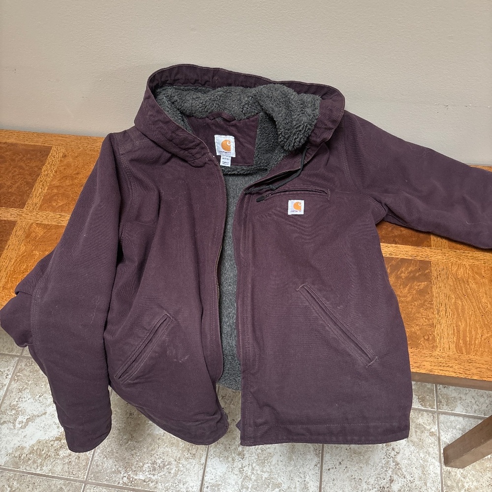 Carhartt Sherpa lined jacket EUC